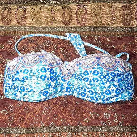 Nanette Lepore Swimsuit Top Bandeau Size S - Picture 1 of 6